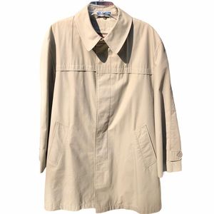 TOWNCRAFT  Vintage Men’s Stone Trench Coat Lined SZ-42R